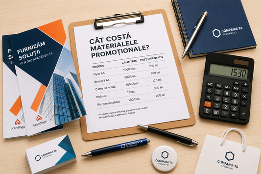 Cât costă materialele promoționale și de ce diferă prețurile?