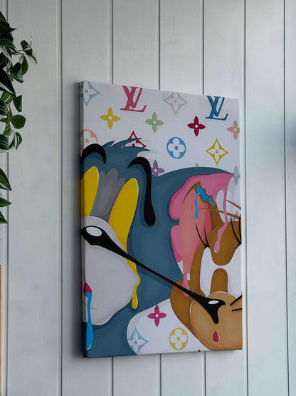 Tablou Canvas Personalizat Tom & Jerry