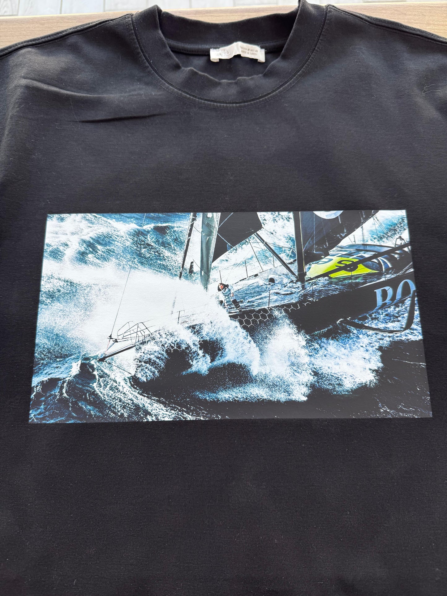 tricou personalizat dtf negru